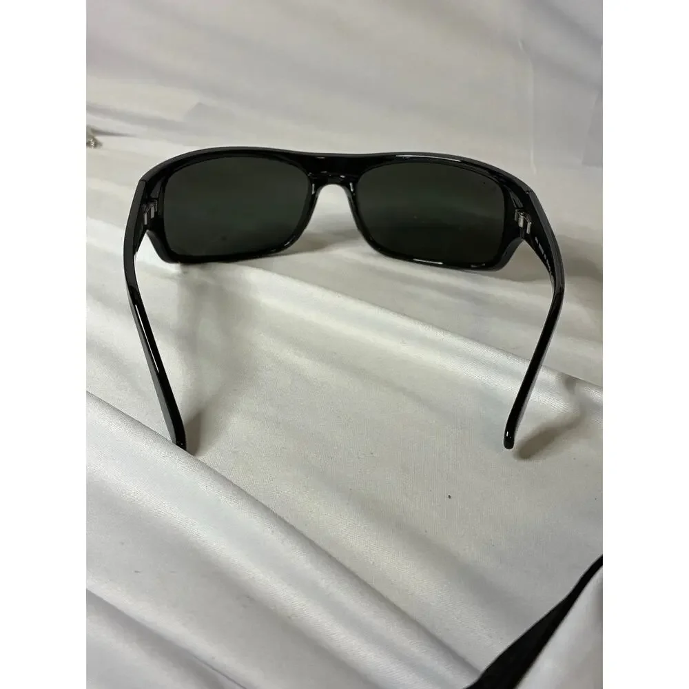 Maui Jim Peahi polarized  Wrap Sunglasses Gloss Black  MJ0202S-001